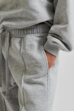 Abadell collegehousut, grey melange