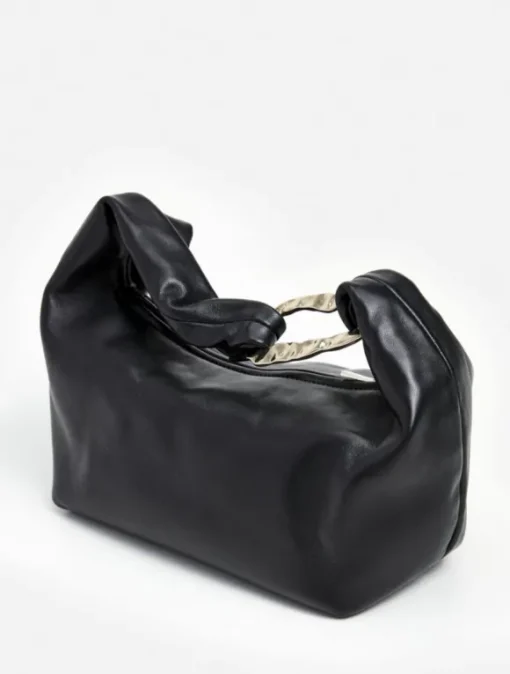 Amanda shoulder bag leather, black