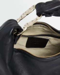 Amanda shoulder bag leather, black