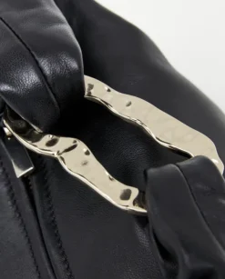 Amanda shoulder bag leather, black