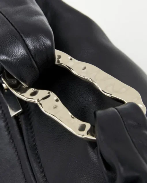 Amanda shoulder bag leather, black