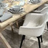 Andy bouclé tuoli, off-white