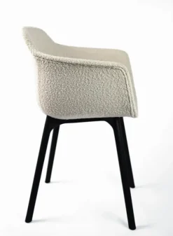 Andy bouclé tuoli, off-white