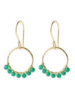 Compassion Aventurine Gold korvakorut