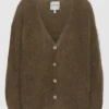 Cornelia mohairneuletakki, dark brown