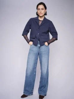 Dara Vint Jeans, mid blue, long