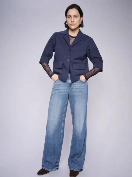 Dara Vint Jeans, mid blue, long