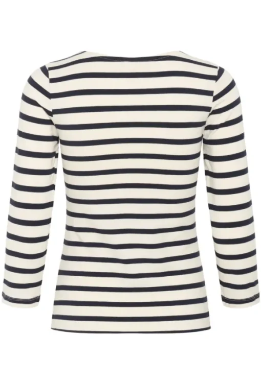 Emel t-paita, navy and white stripe