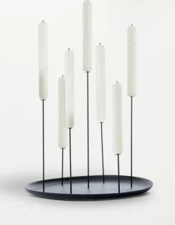 eno studio - MULTI CANDLE PIN kynttilänjalka, musta