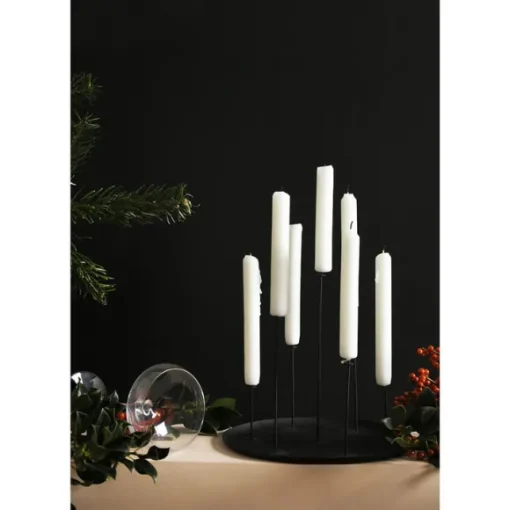 eno studio - MULTI CANDLE PIN kynttilänjalka, musta