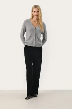 Esmi cashmere neuletakki, grey melange