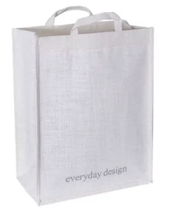 Everyday Design - Helsinki juuttikassi, luonnonvalkoinen
