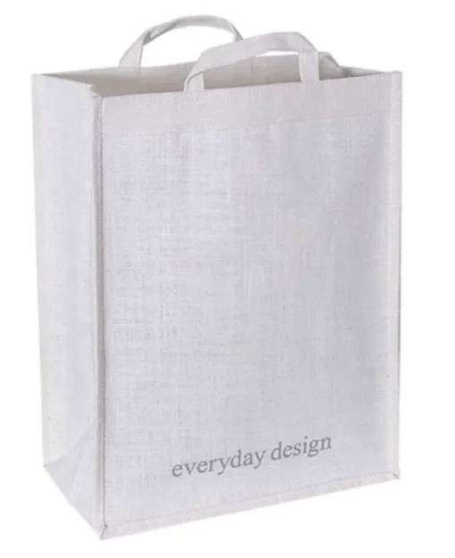 Everyday Design - Helsinki juuttikassi, luonnonvalkoinen