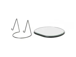 Ferm Living - Pond pöytäpeili, dark chrome