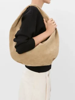 Flattered - Alva shoulder bag, suede sand