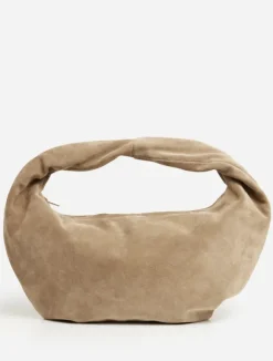 Flattered - Alva shoulder bag, suede sand