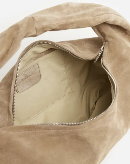 Flattered - Alva shoulder bag, suede sand