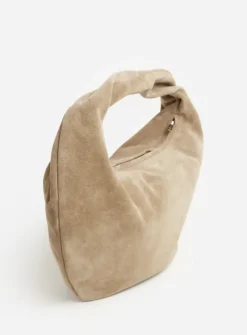 Flattered - Alva shoulder bag, suede sand