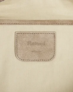 Flattered - Alva shoulder bag, suede sand