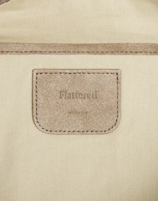Flattered - Alva shoulder bag, suede sand