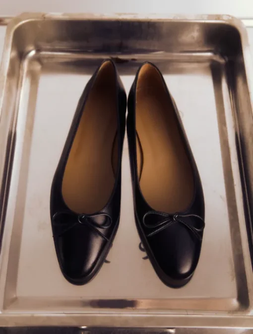 Flattered - Bodil ballerinat, black