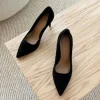 Flattered - Charlie Suede korkkarit, musta