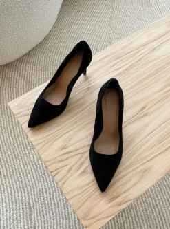 Flattered - Charlie Suede korkkarit, musta