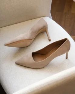 Flattered - Charlie Suede korkkarit, beige