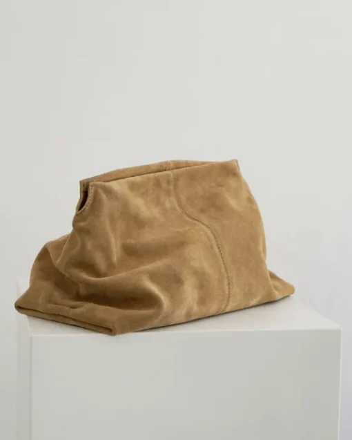 Flattered - Clay Clutch mokkanahkaa, sand