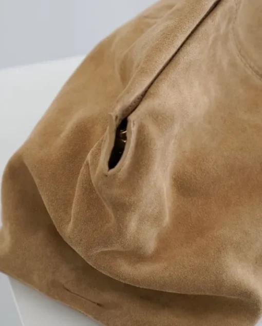 Flattered - Clay Clutch mokkanahkaa, sand