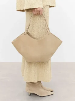 Flattered - Dilba Mini Tote Bag Suede Sand