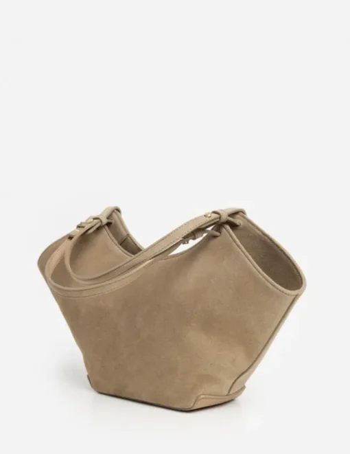 Flattered - Dilba Mini Tote Bag Suede Sand