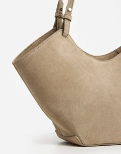 Flattered - Dilba Mini Tote Bag Suede Sand