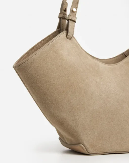 Flattered - Dilba Mini Tote Bag Suede Sand