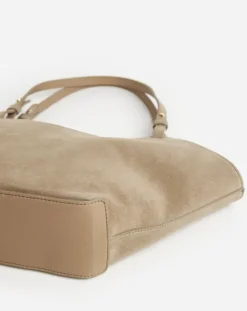 Flattered - Dilba Mini Tote Bag Suede Sand