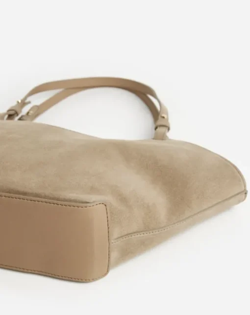 Flattered - Dilba Mini Tote Bag Suede Sand