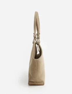 Flattered - Dilba Mini Tote Bag Suede Sand