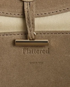 Flattered - Dilba Mini Tote Bag Suede Sand