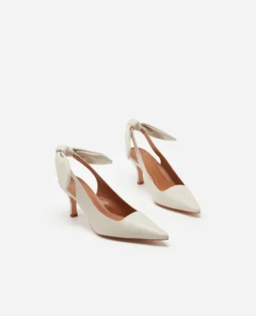 Flattered - Franchesca Bow korkokengät, creme
