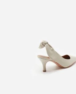 Flattered - Franchesca Bow korkokengät, creme