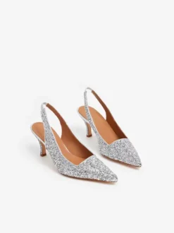 Flattered - Franchesca Glitter Textile Silver