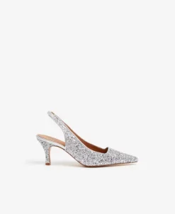 Flattered - Franchesca Glitter Textile Silver