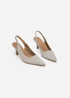 Flattered - Franchesca Suede korkokengät, sand
