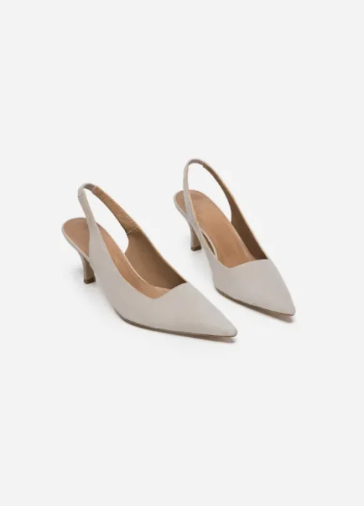 Flattered - Franchesca Suede korkokengät, sand