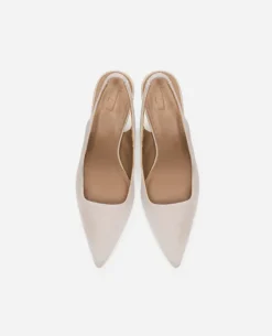 Flattered - Franchesca Suede korkokengät, sand