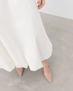 Flattered - Franchesca Suede korkokengät, sand