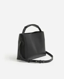 Flattered - Hedda midi handbag, black