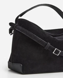 Flattered - Helia handbag, suede black