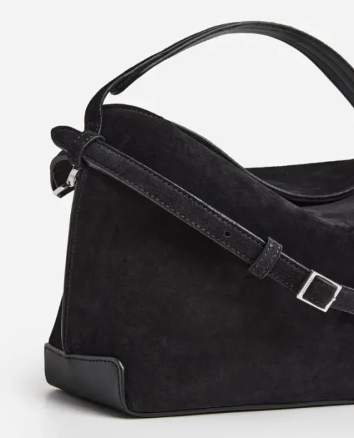Flattered - Helia handbag, suede black