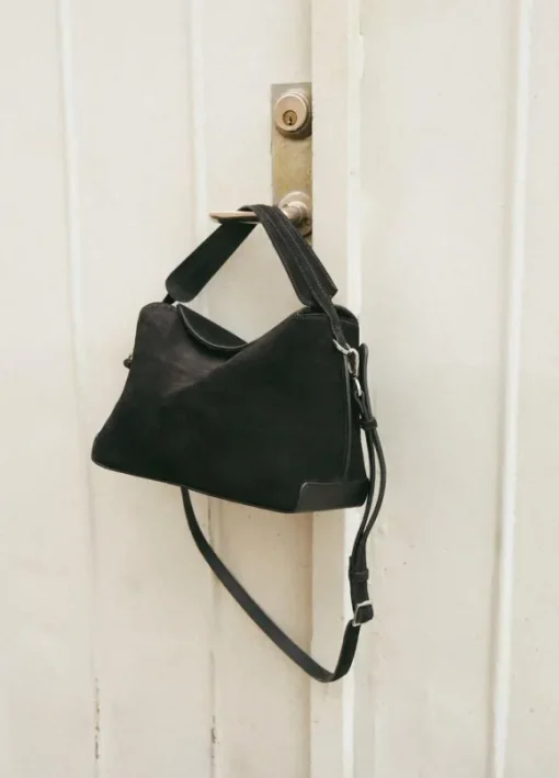 Flattered - Helia handbag, suede black
